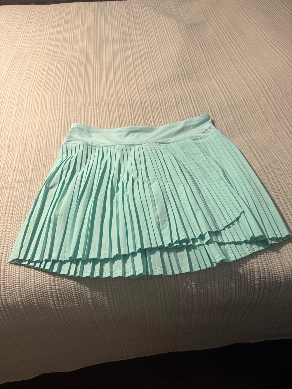 bcg Mint Green Pleated Skater Skirt